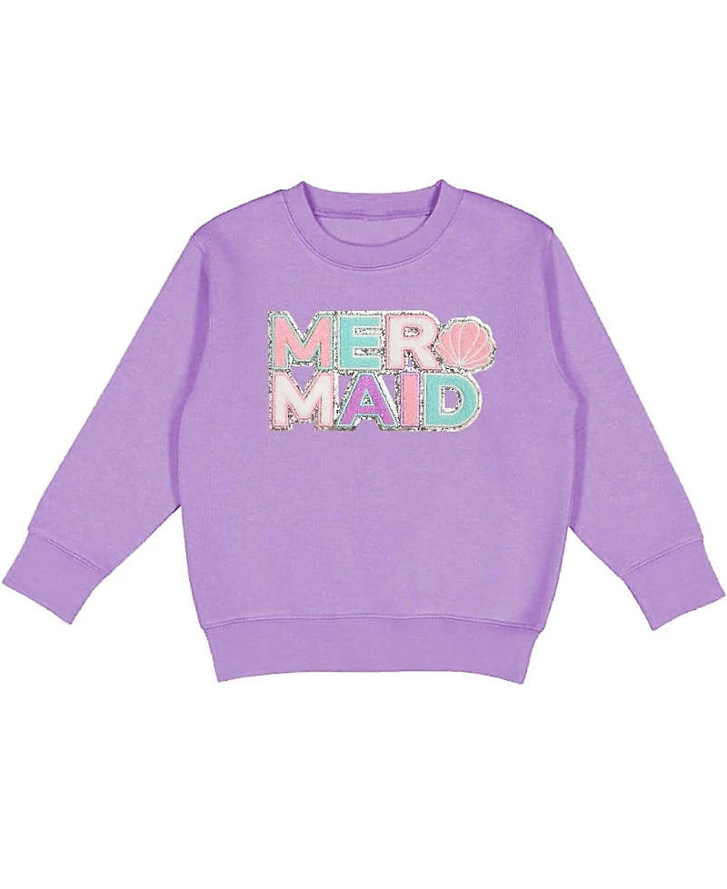 Sweet Wink Girls' Mermaid Patch Sweatshirt - Little Kid, Big Kid