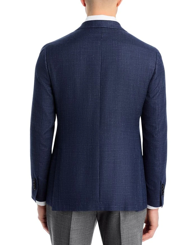 Kei Melange Hopsack Unstructured Regular Fit Sport Coat