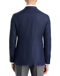Kei Melange Hopsack Unstructured Regular Fit Sport Coat