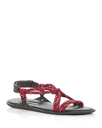 Miu Women's Nastro Rope Sandals