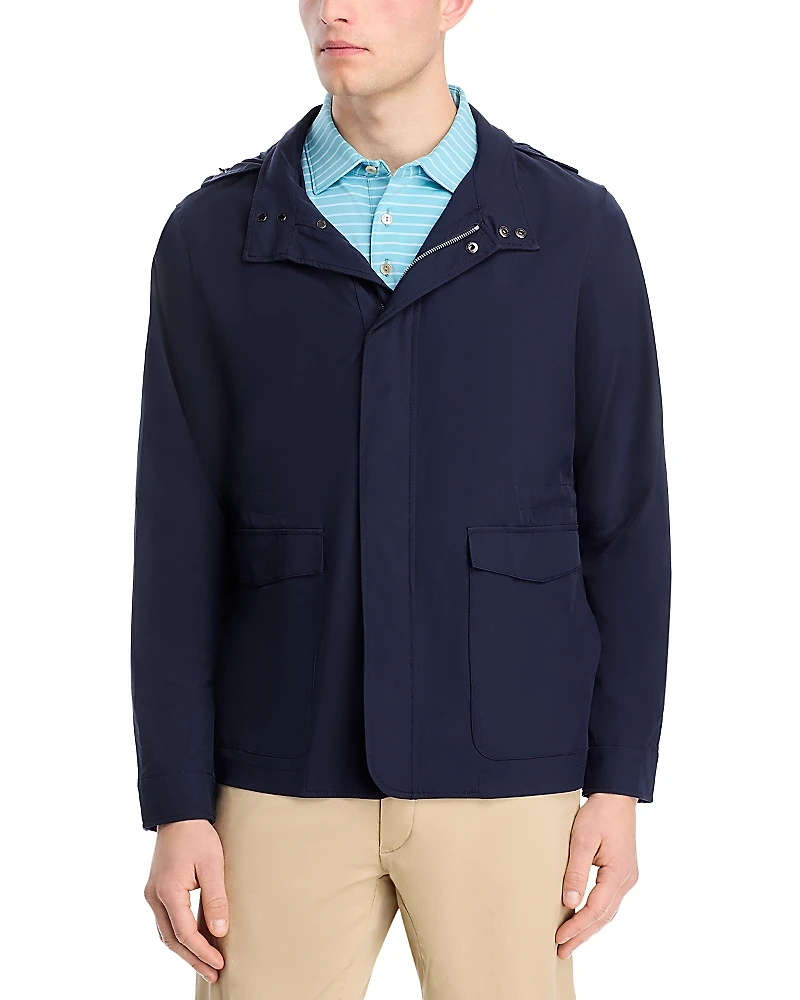Peter Millar Discover Regular Fit Detachable Hood Field Jacket
