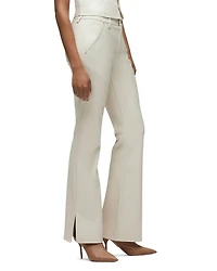 Barbara High Rise Bootcut Jeans Creme
