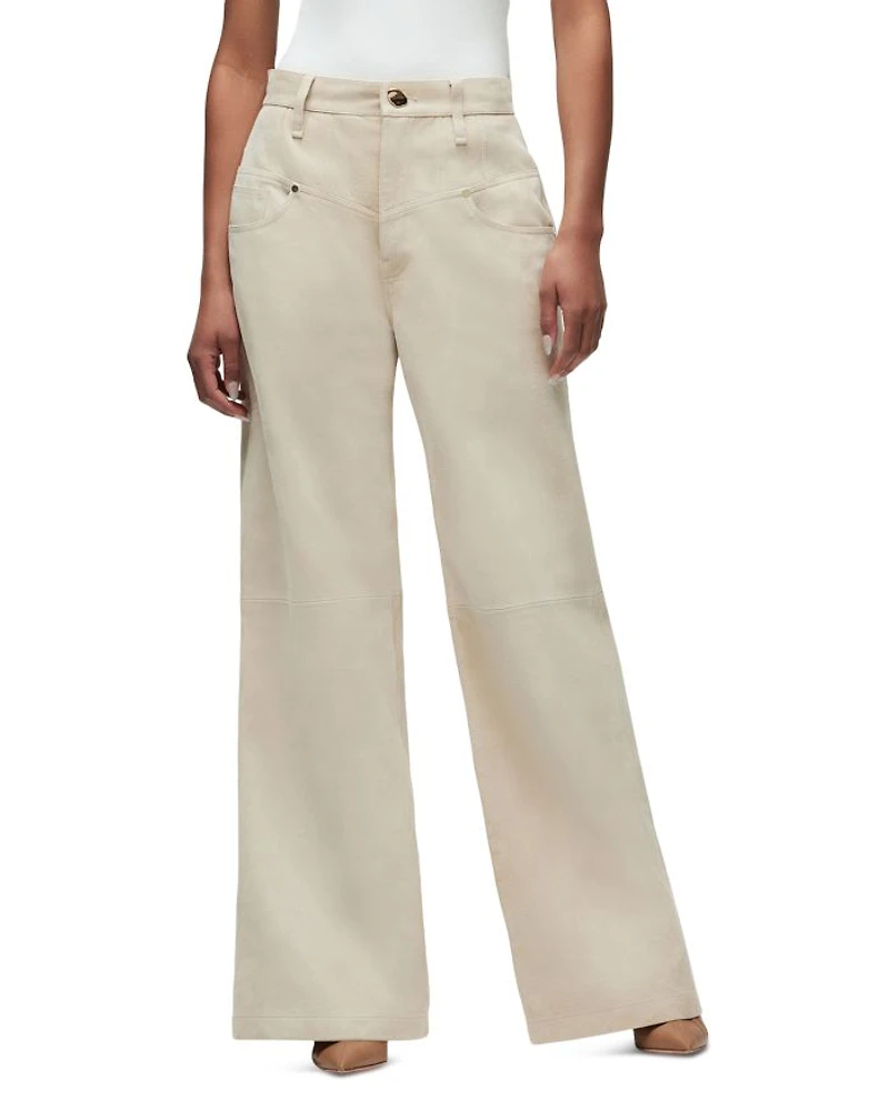Jodie Wide Leg Suede Pants