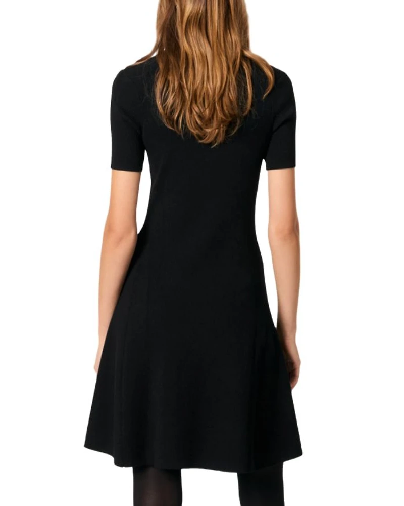 Rib Knit Short Dress