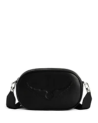 Rock With You Leather Camera Crossbody