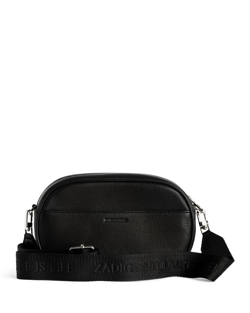 Rock With You Leather Camera Crossbody
