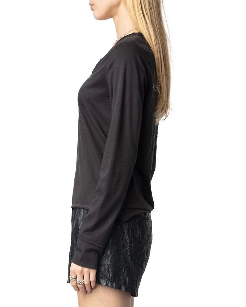 Tunisian Long Sleeve Tee