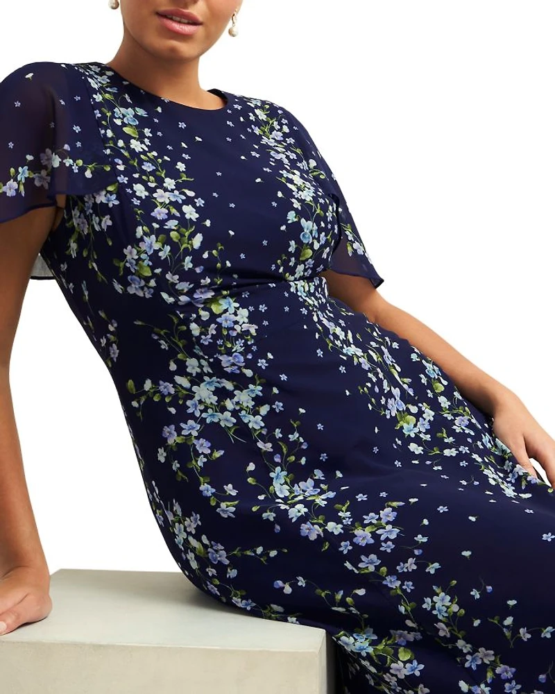 Rosella Flutter Sleeve Dress