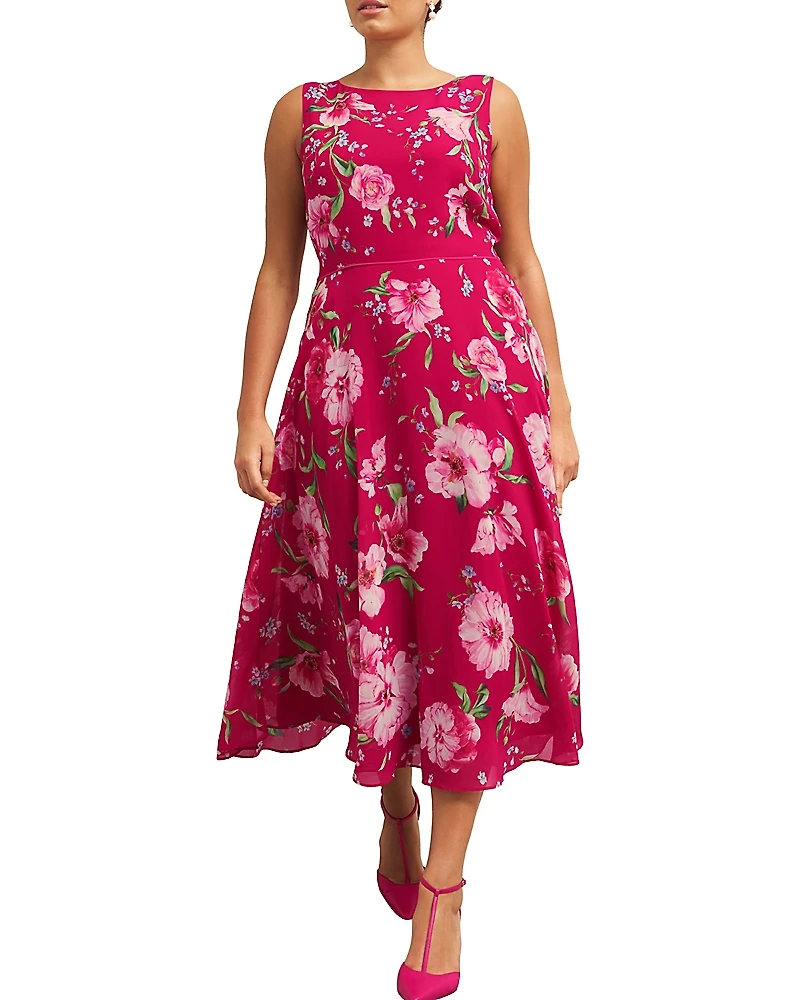 Hobbs London Carly Floral Print Dress