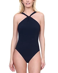 Gottex Twist Neck Swimsuit