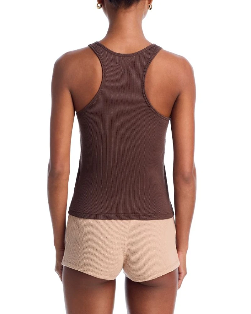 Ribbed Racerback Tank Top