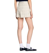 Decorative Tweed Shorts