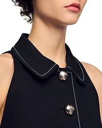Peter Pan Collar Short Dress