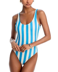 Solid & Striped The Annemarie Reversible One Piece Swimsuit