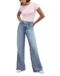 Pointelle Baby Tee