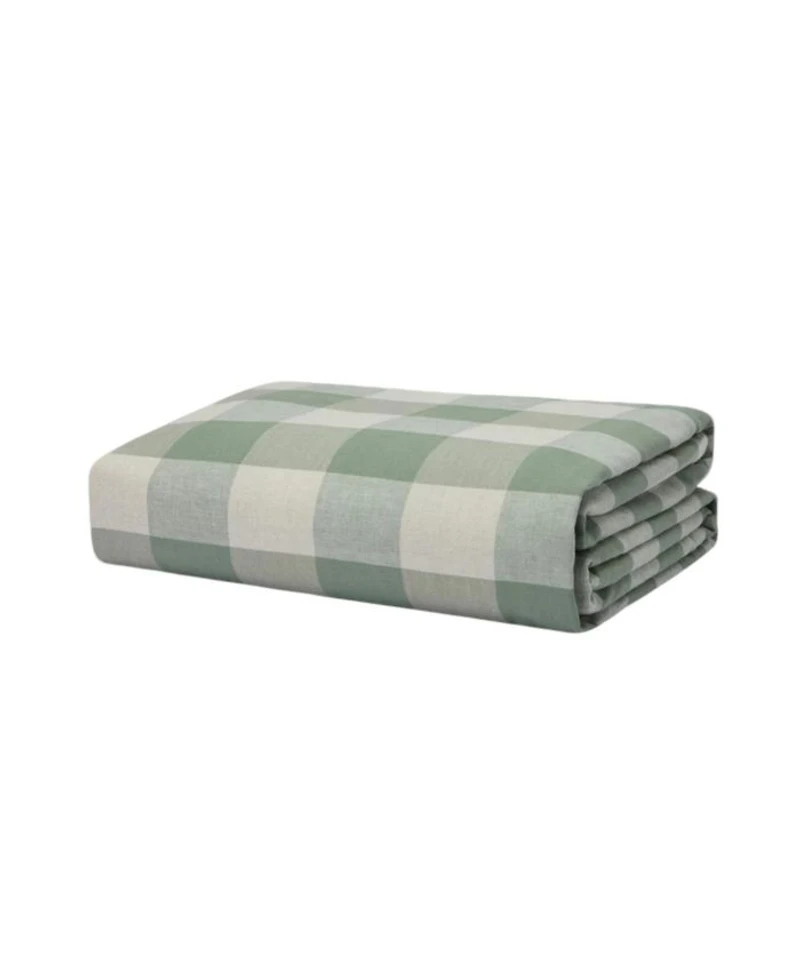 Emsworth Plaid Linen Blend Duvet Cover, King