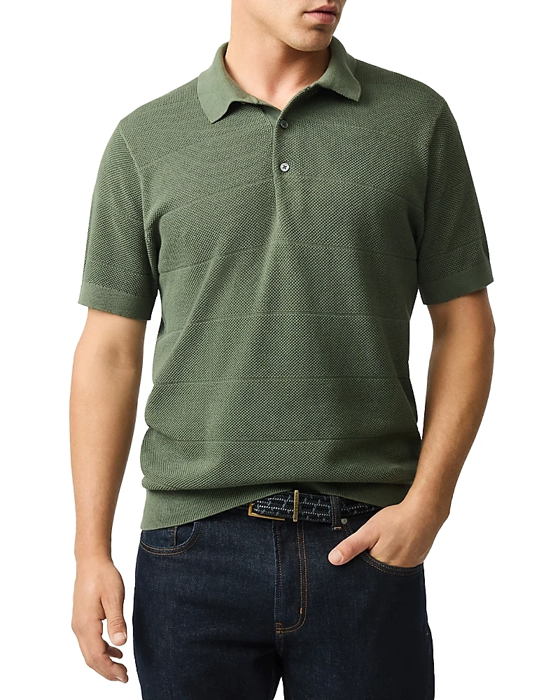 Rodd & Gunn Masons Regular Fit Flat Knit Polo Shirt