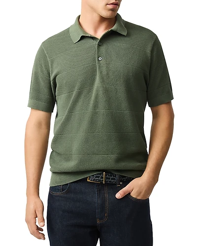 Rodd & Gunn Masons Regular Fit Flat Knit Polo Shirt
