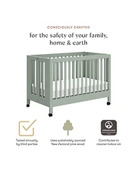Maki Portable Folding Crib with Toddler Bed Conversion Kit