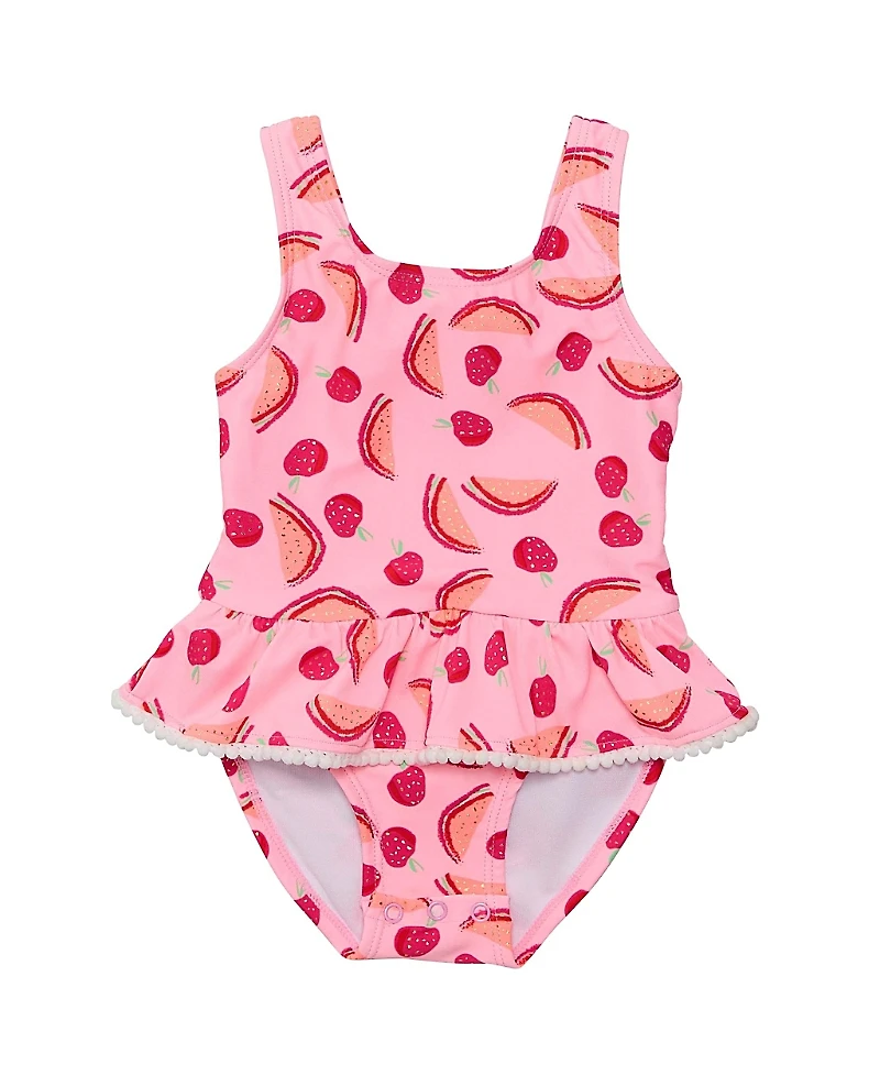 Snapper Rock Girls' Berry Sweet Skirt Swimsuit