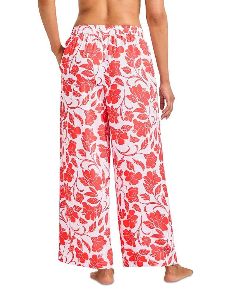 Fiori Border Pants