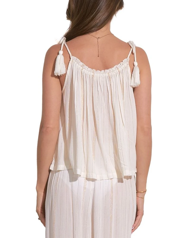 Flowy Swim Cover-Up Tank Top