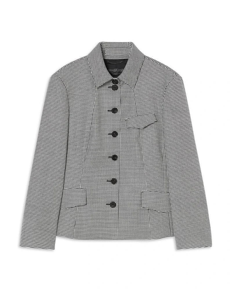 1A Uscita Teglia Houndstooth Jacket