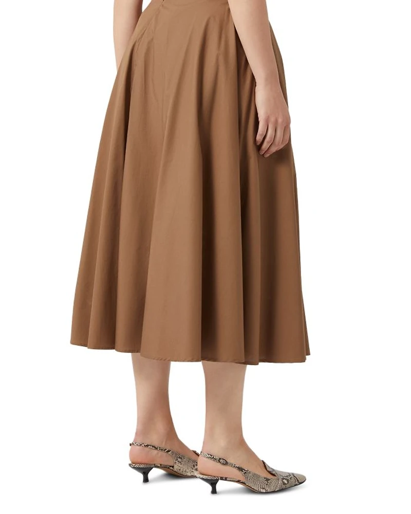 1A Uscita Cremona Embroidered Midi Skirt