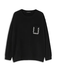 Uscita Talento Removable Collar Sweater