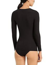 Cotton Seamless Long Sleeve Top