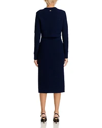 Tani Button Front Knit Skirt