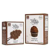 King Street Baking Co Premium Chocolate Cupcake/Cake and Chocolate Frosting Mix Bundle