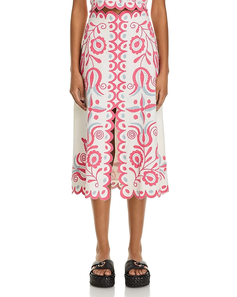 Sea Eevi Embroidered Skirt