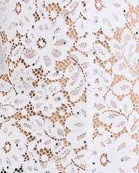 Lace Square Neck Mini Dress