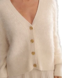 Peyton Brushed Cashmere Cardigan