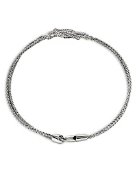 Sterling Silver Love Knot Diamond Bracelet