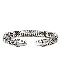 Sterling Silver Spear Diamond Accent Flex Cuff Bracelet