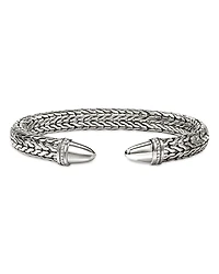 John Hardy Sterling Silver Spear Diamond Accent Flex Cuff Bracelet