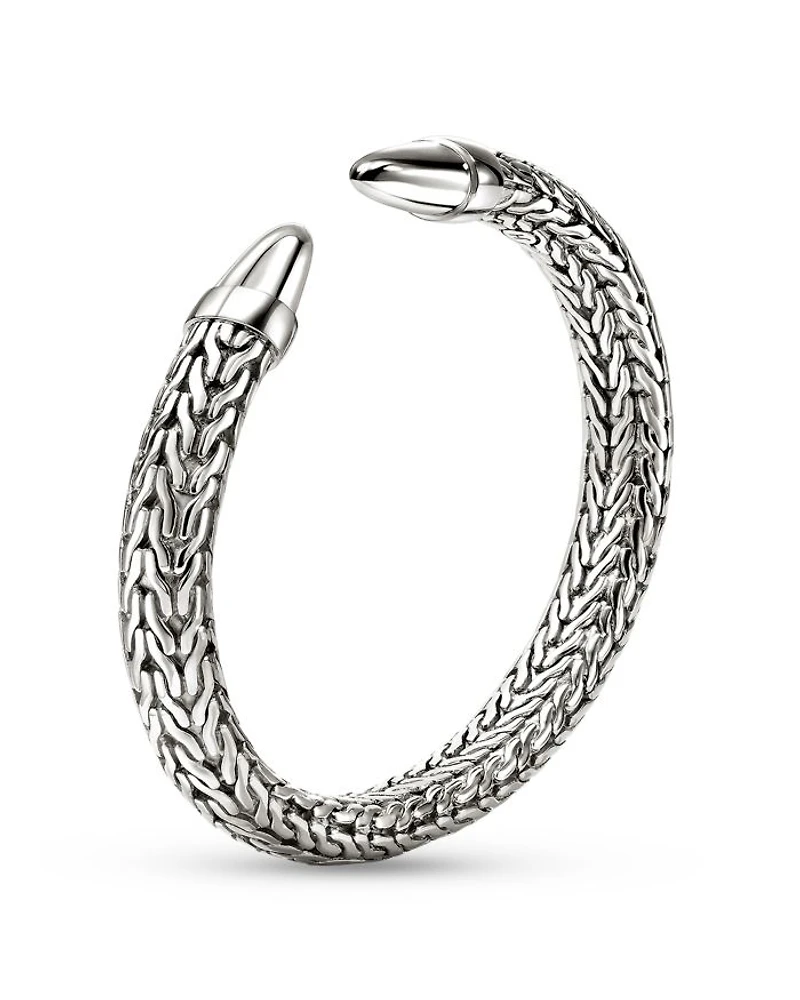 Sterling Silver Spear Polished Cuff Bracelet