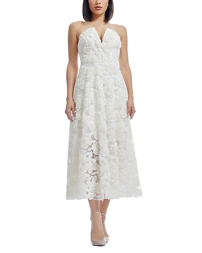 Dress the Population Briella Textured Midi