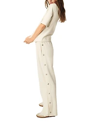 Josta Snap Seam Wide Leg Pants