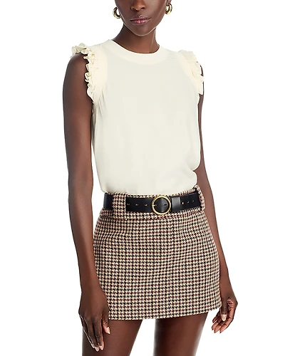 Cinq a Sept Lenore Silk Ruffled Blouse