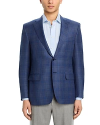 Siena Hopsack Plaid Regular Fit Sport Coat