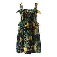 Girls' Lemon Ruffle Dress - Little Kid, Big Kid