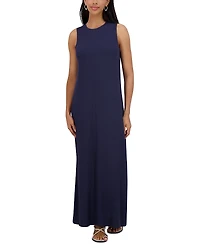 Point A Line Crewneck Dress