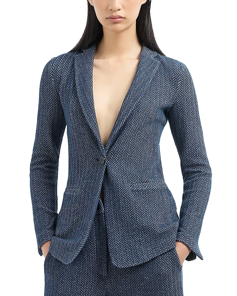Emporio Armani Chevron Blazer