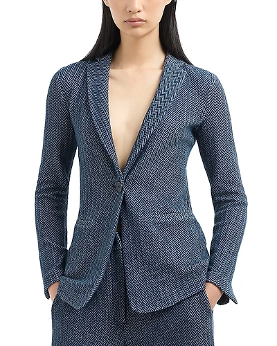 Emporio Armani Chevron Blazer