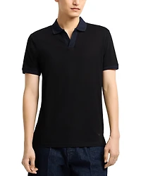 Emporio Armani Contrasting Collar & Cuffs Polo Shirt