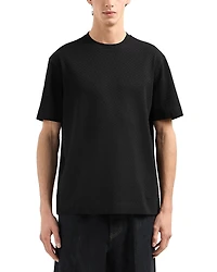 Emporio Armani Jacquard Basketweave Tee