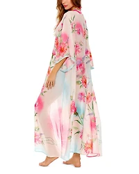 Selma Chroma Floral Cover-Up Tunic